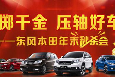 11月1日——11月11日到邵陽東風本田購車1步到位！